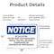 Signmission No Soliciting I Do Not Want Your Magazines OSHA Notice Sign, Plastic, 18in W x 12in L, 2PK OS-2PACK-NS-P-1218-L-14821 - alternate 2